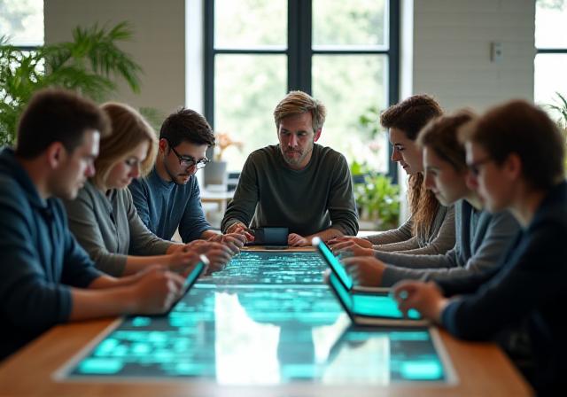 Ancestrix Insights team collaborating on data models